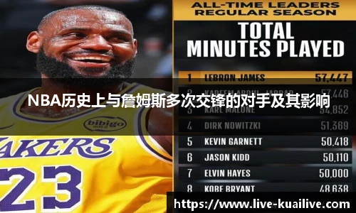 NBA历史上与詹姆斯多次交锋的对手及其影响